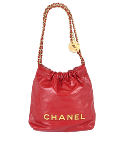 Mini 22 Shoulder Bag, Leather, Red, NFC, 3*